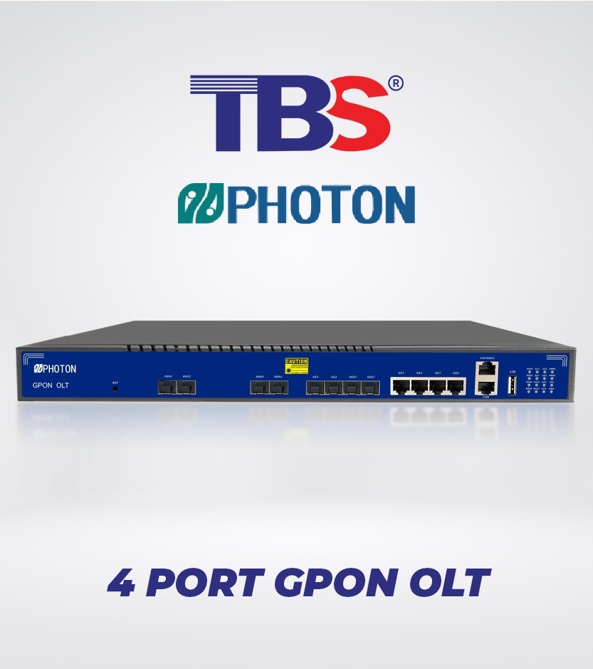 4 PON Ports GPON OLT
